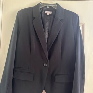 Merona Black Tailored Blazer Professional Fit